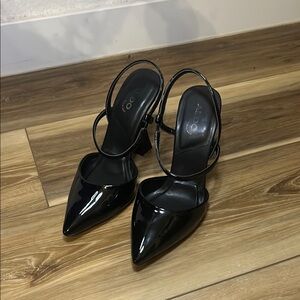 Aldo Women's Black Slingback Heels